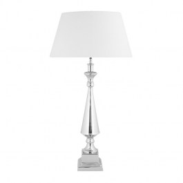 Nowoczesna srebrna lampa do salonu w stylu glamour ROLO